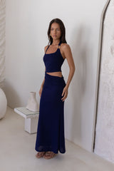 Maxikleid Horizon Hunter in Marineblau