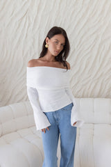 First Class Fantasy Off-Shoulder-Top Weiß