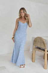 Maxikleid "Sommer im Ausland" Blau