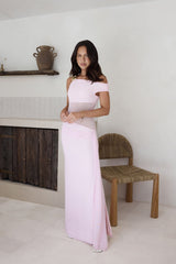 Naelle One Shoulder Maxikleid Musk