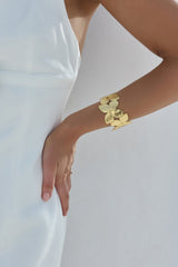 18K vergoldetes Blütenwind-Armband Gold