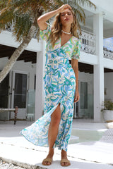 Field Of Stars Maxikleid Blau