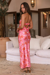 Maxikleid "Wandering Eyes" Pink