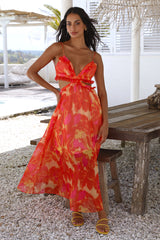 Sweet Music Maxikleid Orange
