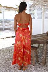 Sweet Music Maxikleid Orange