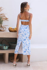 Lagoon Maxikleid Blau