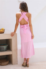 Wählen Sie Ihr Maxi-Kleid Pink