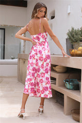 Transitions Maxikleid Rosa