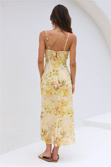 Sunkissed Midikleid Gelb