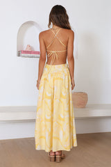 Haze Glow Maxikleid Gelb