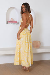 Haze Glow Maxikleid Gelb