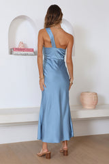 Maxikleid „Over Again“ Blau
