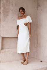 Luna Eclipse Maxikleid Weiß