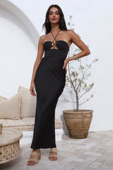 Paris Dreams Maxikleid Schwarz