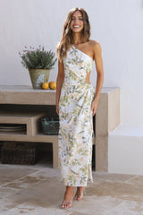 Magisches Maxi-Kleid mit Blumenmuster