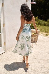 Botanical Dream Midikleid Grün