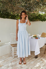 Wandering Soul Maxikleid Blau