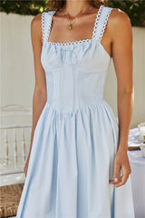 Wandering Soul Maxikleid Blau