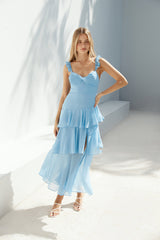 Maggie Made Maxikleid Blau