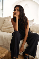 Cozy Evenings Top Schwarz