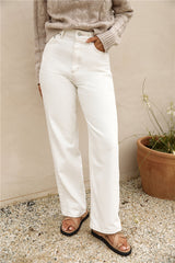 LEE High Baggy Jean Bio Weiß