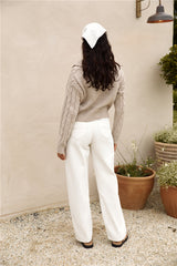 LEE High Baggy Jean Bio Weiß