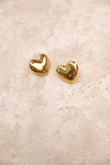 18k vergoldete Liebhaber-Ohrringe Gold