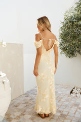 Off The Record Maxi-Kleid Gelb