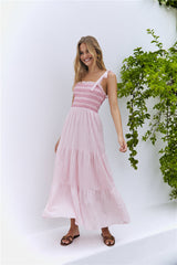 Sweet Whispers Maxikleid Rosa
