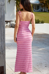 Maxikleid "Urlaubsmodus" Rosa