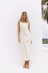 Moonlit Sway Midikleid Gelb