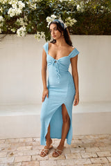 Deep Dive Maxikleid Blau