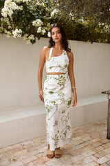 Over The Hedges Halter-Crop-Top Grün