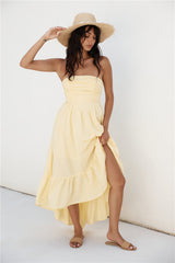 Love In The Summer Maxikleid Gelb