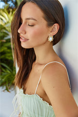 18 Karat vergoldete Quiet Luxury Ohrringe Gold