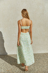 Zahara Maxikleid Grün