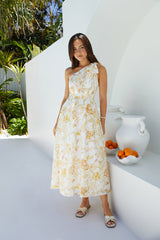 Blumen-Maxikleid „Sunset Serenade“