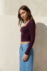 Roam Free Forever Langarmshirt Lila