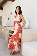 Maxikleid Sahara Sunset Creme