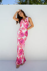 Liebling Sonnen-Maxikleid Rosa