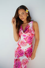 Liebling Sonnen-Maxikleid Rosa