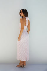 Verzauberter Nebel Maxikleid Pink