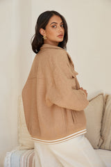 Winter Wonne Jacke Karamell