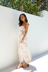 Tramonto Maxi-Kleid mit Print