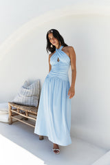 Mocha Moments Maxikleid Blau