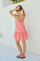 Coral Craze Minikleid Rosa