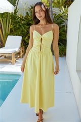 Sincerely True Maxikleid Gelb