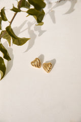 18 Karat vergoldete Fave Places Ohrringe Gold