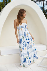 Sunkissed Sites Maxikleid Blau