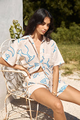 Roaming Around Shorts Blau